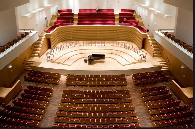 Piano della sala (Moyenne salle, Sympthony Hall)