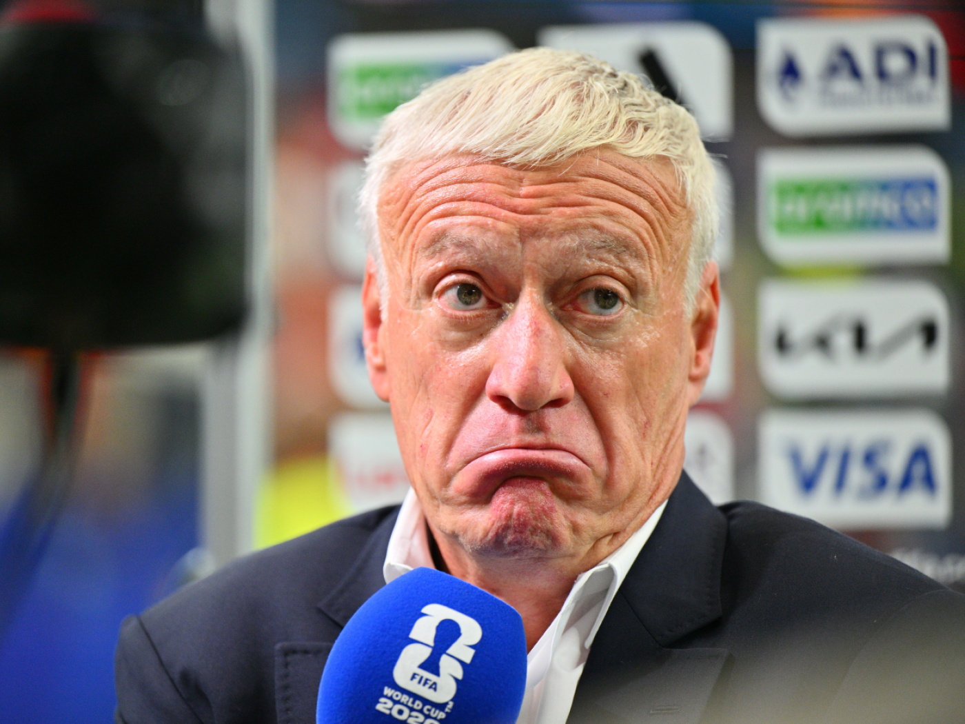 Image accompanying La Liberté coverage of Didier Deschamps' final match as France manager.